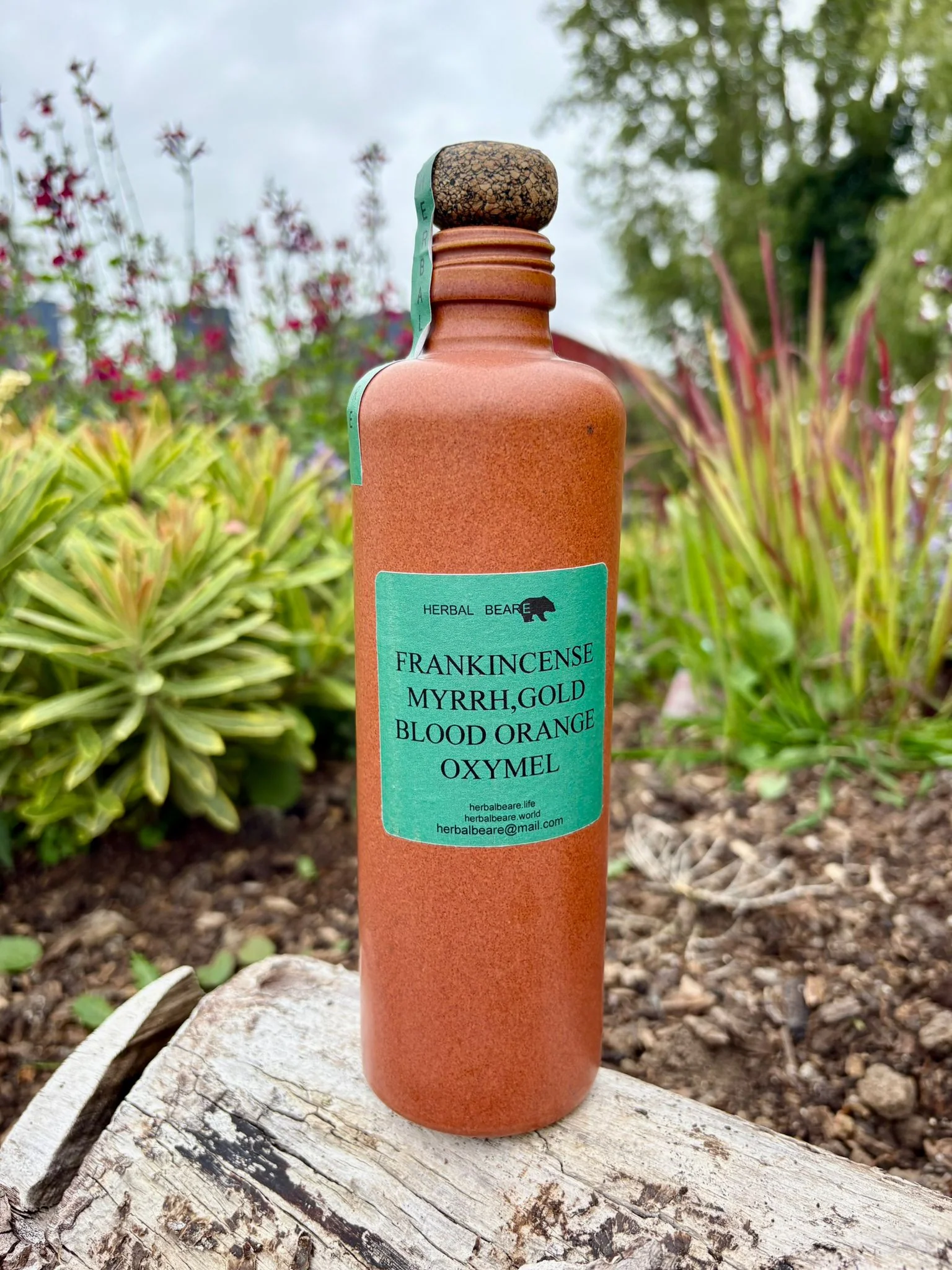 Blood Orange and Frankincense Oxymel 350ml